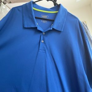 Big and Tall Gently Worn 4XL Foundry Blue Polo Shirt